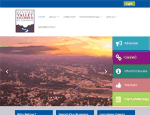 Tablet Screenshot of greatervalleychamber.com